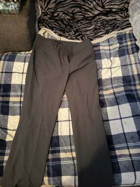 The Limited Tailored Straight Leg Grey Work Dress Pants 8P